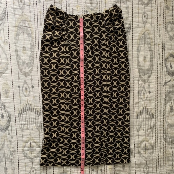 Diane von Furstenberg Pencil Skirt Geometric DVF - Picture 4 of 7